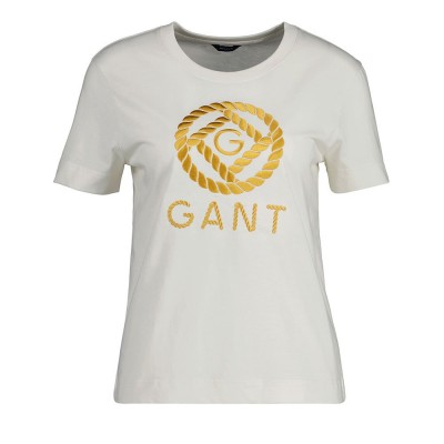 тениска,дамски,тениски,gant,rope,icon,short,sleeve,t,shirt,white