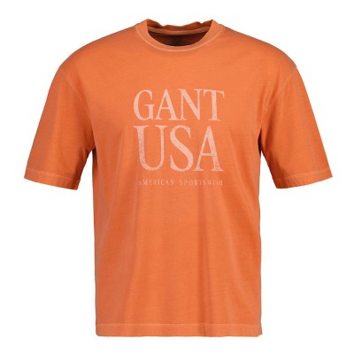 тениска,мъжки,тениски,gant,usa,de,sunfaded,short,sleeve,t,shirt,orange