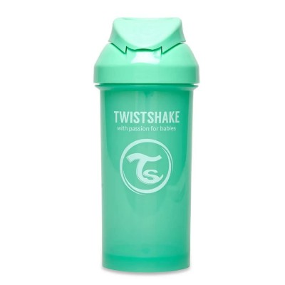 бутилки,за,вода,twistshake,bottle,with,straw,360ml,bottle,green