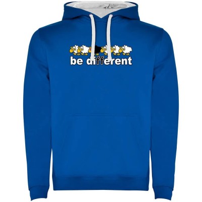 суичър,мъжки,пуловери,kruskis,be,different,dive,two,colour,hoodie,royal,blue,white,(blue)