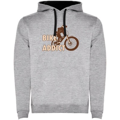 суичър,мъжки,пуловери,kruskis,bike,addict,two,colour,hoodie,heather,grey,black,(grey)