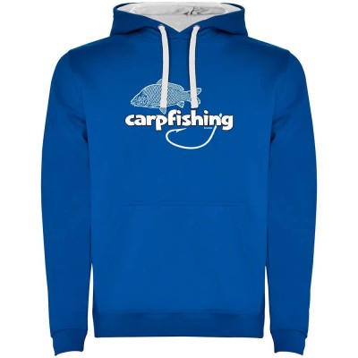 суичър,мъжки,пуловери,kruskis,carpfishing,two,colour,hoodie,royal,blue,white,(blue)