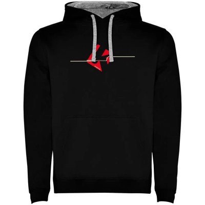 суичър,мъжки,пуловери,kruskis,cookie,two,colour,hoodie,black,grey,(black)