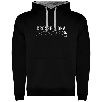 суичър,мъжки,пуловери,kruskis,crossfit,dna,two,colour,hoodie,black,grey,(black)