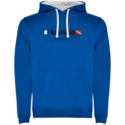 суичър,мъжки,пуловери,kruskis,diver,flags,two,colour,hoodie,royal,blue,white,(blue)