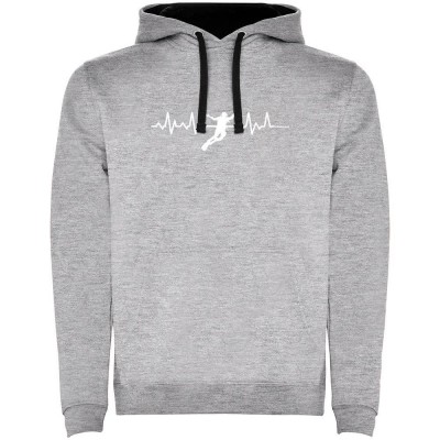 суичър,мъжки,пуловери,kruskis,diving,heartbeat,two,colour,hoodie,heather,grey,black,(grey)