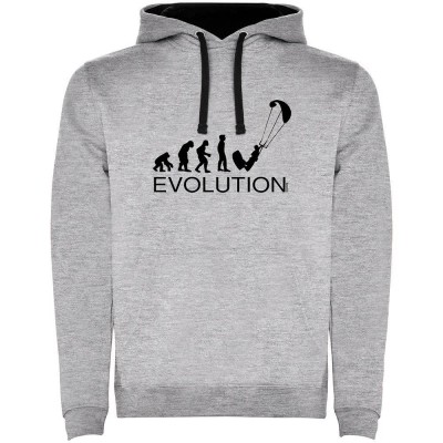 суичър,мъжки,пуловери,kruskis,evolution,kite,surf,two,colour,hoodie,heather,grey,black,(grey)