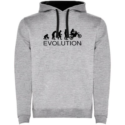суичър,мъжки,пуловери,kruskis,evolution,off,road,two,colour,hoodie,heather,grey,black,(grey)