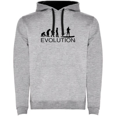 суичър,мъжки,пуловери,kruskis,evolution,sup,two,colour,hoodie,heather,grey,black,(grey)