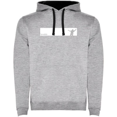 суичър,мъжки,пуловери,kruskis,frame,dive,two,colour,hoodie,heather,grey,black,(grey)