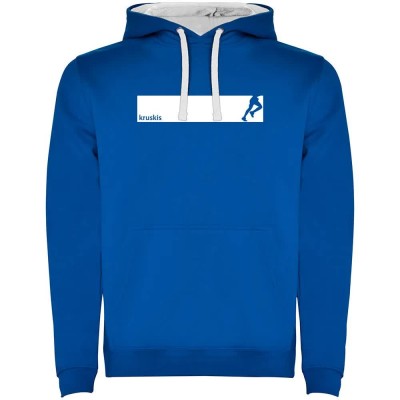суичър,мъжки,пуловери,kruskis,frame,run,two,colour,hoodie,royal,blue,white,(blue)