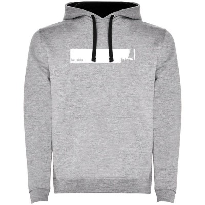 суичър,мъжки,пуловери,kruskis,frame,sail,two,colour,hoodie,heather,grey,black,(grey)