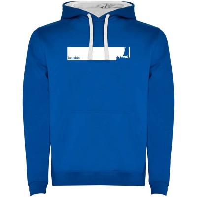 суичър,мъжки,пуловери,kruskis,frame,sail,two,colour,hoodie,royal,blue,white,(blue)