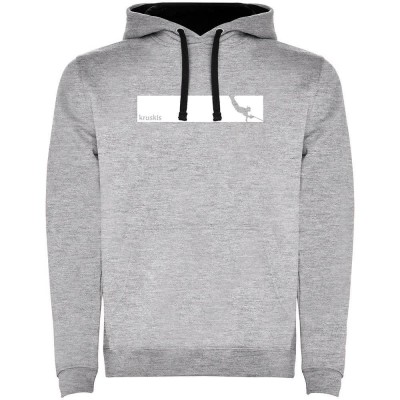 суичър,мъжки,пуловери,kruskis,frame,spearfish,two,colour,hoodie,heather,grey,black,(grey)