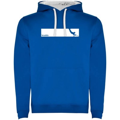 суичър,мъжки,пуловери,kruskis,frame,spearfish,two,colour,hoodie,royal,blue,white,(blue)