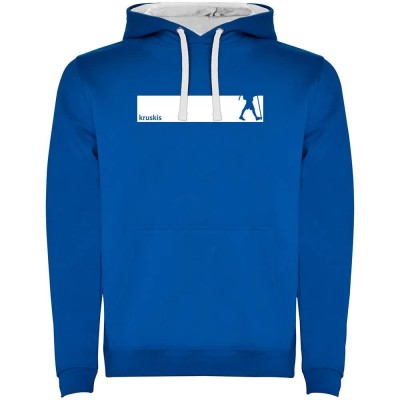 суичър,мъжки,пуловери,kruskis,frame,trek,two,colour,hoodie,royal,blue,white,(blue)