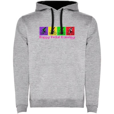 суичър,мъжки,пуловери,kruskis,happy,pedal,dancing,two,colour,hoodie,heather,grey,black,(grey)
