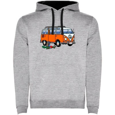 суичър,мъжки,пуловери,kruskis,hippie,van,climbing,two,colour,hoodie,heather,grey,black,(grey)