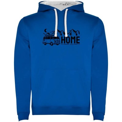 суичър,мъжки,пуловери,kruskis,home,two,colour,hoodie,royal,blue,white,(blue)