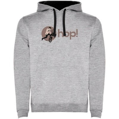 суичър,мъжки,пуловери,kruskis,hop,two,colour,hoodie,heather,grey,black,(grey)