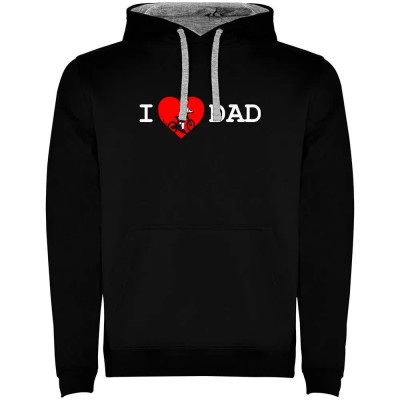 суичър,мъжки,пуловери,kruskis,i,love,dad,two,colour,hoodie,black,grey,(black)