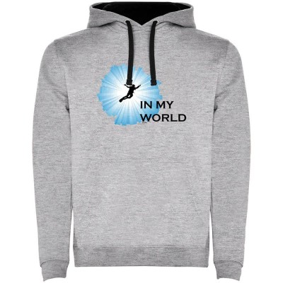 суичър,мъжки,пуловери,kruskis,in,my,world,two,colour,hoodie,heather,grey,black,(grey)