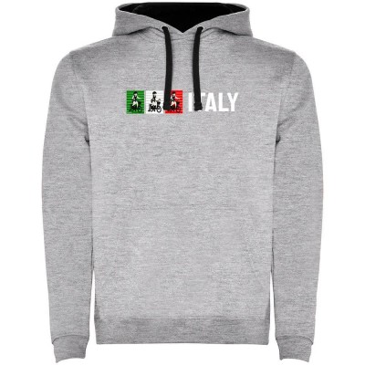 суичър,мъжки,пуловери,kruskis,italy,two,colour,hoodie,heather,grey,black,(grey)