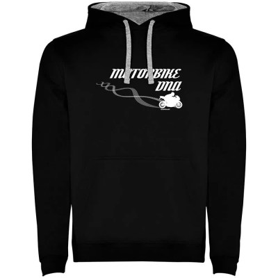 суичър,мъжки,пуловери,kruskis,motorbike,dna,two,colour,hoodie,black,grey,(black)