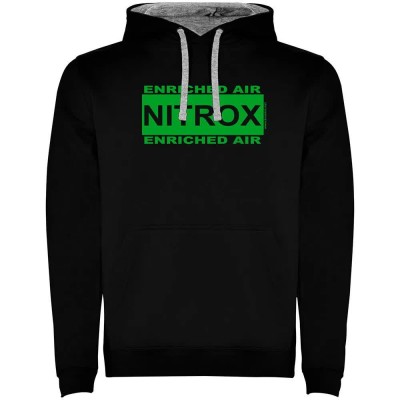 суичър,мъжки,пуловери,kruskis,nitrox,two,colour,hoodie,black,grey,(black)