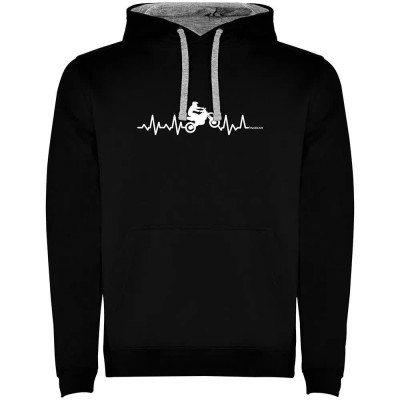 суичър,мъжки,пуловери,kruskis,off,road,heartbeat,two,colour,hoodie,black,grey,(black)