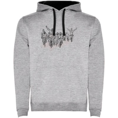 суичър,мъжки,пуловери,kruskis,peloton,two,colour,hoodie,heather,grey,black,(grey)