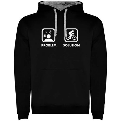 суичър,мъжки,пуловери,kruskis,problem,solution,bike,two,colour,hoodie,black,grey,(black)