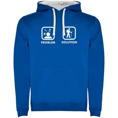 суичър,мъжки,пуловери,kruskis,problem,solution,trek,two,colour,hoodie,royal,blue,white,(blue)