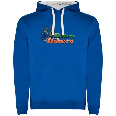 суичър,мъжки,пуловери,kruskis,retro,bikers,two,colour,hoodie,royal,blue,white,(blue)