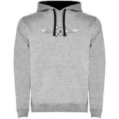 суичър,мъжки,пуловери,kruskis,ride,or,die,two,colour,hoodie,heather,grey,black,(grey)