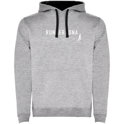 суичър,мъжки,пуловери,kruskis,runner,dna,two,colour,hoodie,heather,grey,black,(grey)