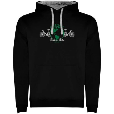 блуза,мъжки,пуловери,kruskis,save,a,planet,two,colour,sweatshirt,black,grey,(black)