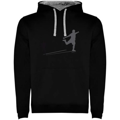 суичър,мъжки,пуловери,kruskis,shadow,football,two,colour,hoodie,black,grey,(black)