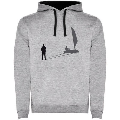 суичър,мъжки,пуловери,kruskis,shadow,sail,two,colour,hoodie,heather,grey,black,(grey)