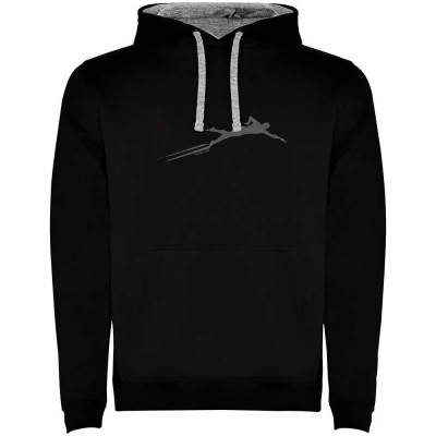 суичър,мъжки,пуловери,kruskis,shadow,swim,two,colour,hoodie,black,grey,(black)