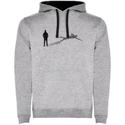 суичър,мъжки,пуловери,kruskis,shadow,swim,two,colour,hoodie,heather,grey,black,(grey)