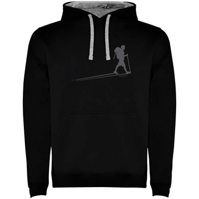 суичър,мъжки,пуловери,kruskis,shadow,trek,two,colour,hoodie,black,grey,(black)