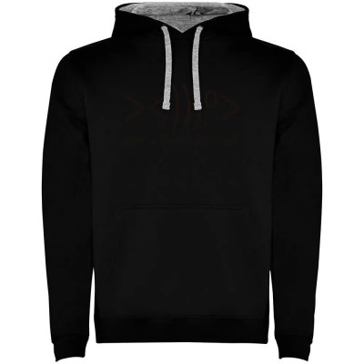 суичър,мъжки,пуловери,kruskis,simply,diving,addicted,two,colour,hoodie,black,grey,(black)