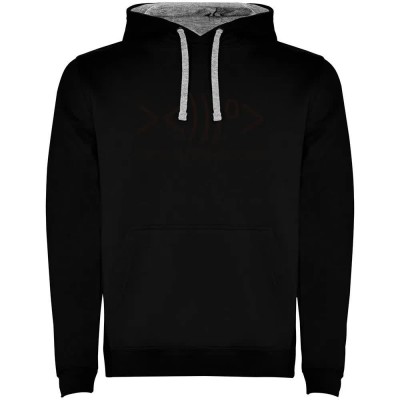 суичър,мъжки,пуловери,kruskis,simply,fishing,addicted,two,colour,hoodie,black,grey,(black)