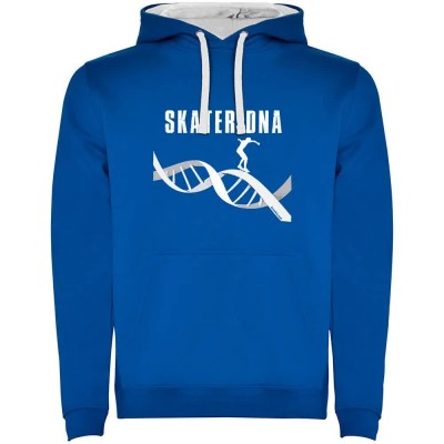 суичър,мъжки,пуловери,kruskis,skateboard,dna,two,colour,hoodie,royal,blue,white,(blue)