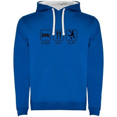 суичър,мъжки,пуловери,kruskis,sleep,eat,and,play,football,two,colour,hoodie,royal,blue,white,(blue)