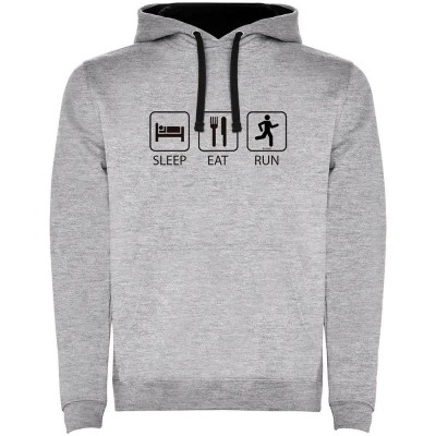 суичър,мъжки,пуловери,kruskis,sleep,eat,and,run,two,colour,hoodie,heather,grey,black,(grey)