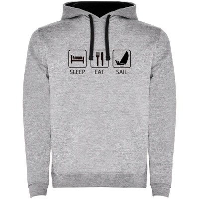 суичър,мъжки,пуловери,kruskis,sleep,eat,and,sail,two,colour,hoodie,heather,grey,black,(grey)