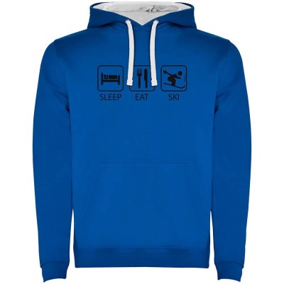 суичър,мъжки,пуловери,kruskis,sleep,eat,and,ski,two,colour,hoodie,royal,blue,white,(blue)
