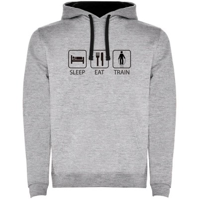 суичър,мъжки,пуловери,kruskis,sleep,eat,and,train,two,colour,hoodie,heather,grey,black,(grey)